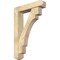 Ekena Millwork Merced Craftsman Rough Sawn Bracket w/ Offset Brace, Douglas Fir, 6"W x 26"D x 38"H BKT0604X26X38MRC04RDF - alternate 1